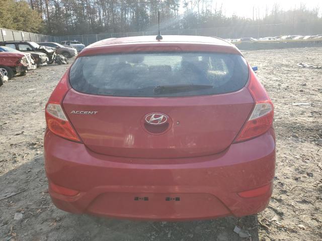 KMHCT5AE4GU272898 - 2016 HYUNDAI ACCENT SE RED photo 6