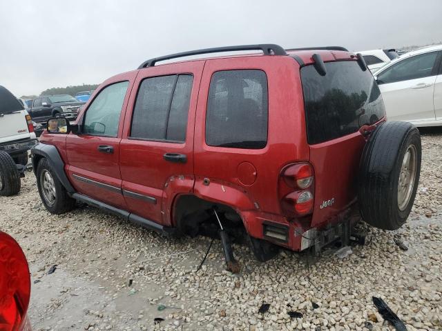 1J4GK48K47W525277 - 2007 JEEP LIBERTY SPORT BURGUNDY photo 2