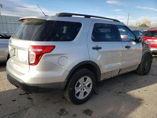 1FM5K8B80DGC52647 - 2013 FORD EXPLORER SILVER photo 3