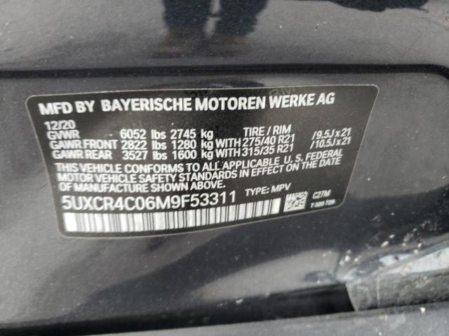 5UXCR4C06M9F53311 - 2021 BMW X5 SDRIVE 40I GRAY photo 13
