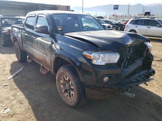 3TMCZ5AN0LM323198 - 2020 TOYOTA TACOMA DOUBLE CAB BLACK photo 4