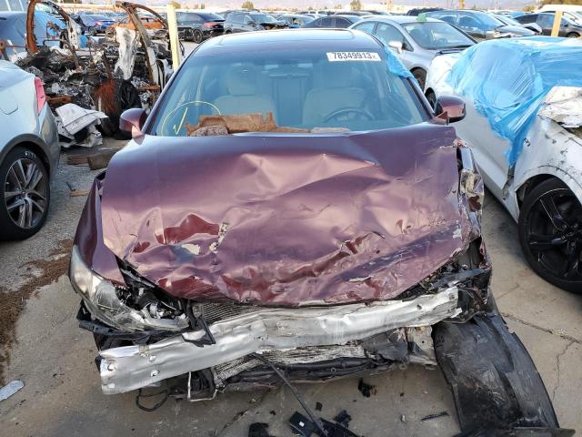 19XFB2F86DE266245 - 2013 HONDA CIVIC EX BURGUNDY photo 5