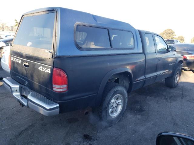 1B7GG22Y1XS225616 - 1999 DODGE DAKOTA BLACK photo 3