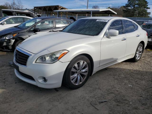 JN1BY1AP4BM323677 - 2011 INFINITI M37 WHITE photo 1