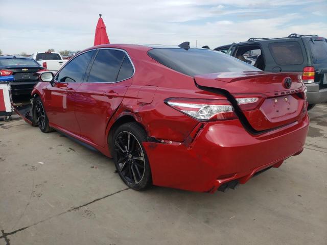 4T1K61AK8LU361031 - 2020 TOYOTA CAMRY XSE RED photo 2