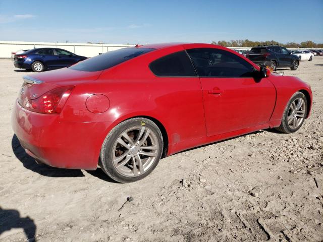 JNKCV64E59M600606 - 2009 INFINITI G37 BASE RED photo 3