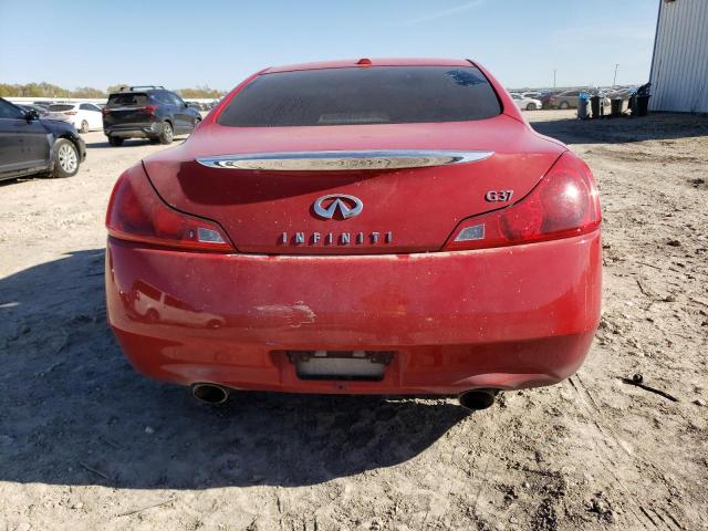 JNKCV64E59M600606 - 2009 INFINITI G37 BASE RED photo 6