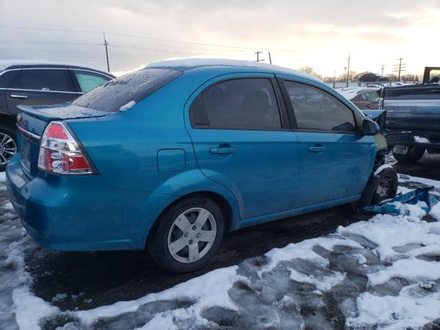 KL1TD56E09B645726 - 2009 CHEVROLET AVEO LS TEAL photo 3