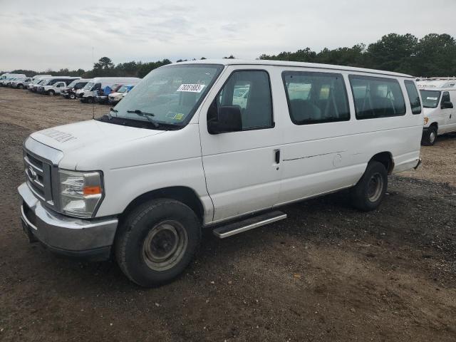 1FBSS31L59DA68429 - 2009 FORD ECONOLINE E350 SUPER DUTY WAGON WHITE photo 1