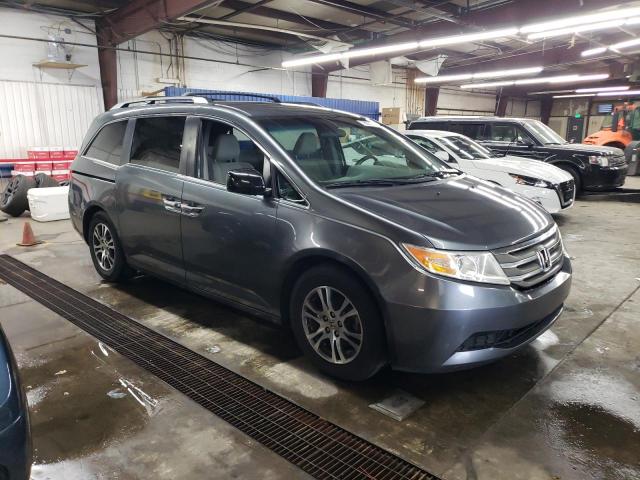 5FNRL5H43BB027202 - 2011 HONDA ODYSSEY EX BLUE photo 4