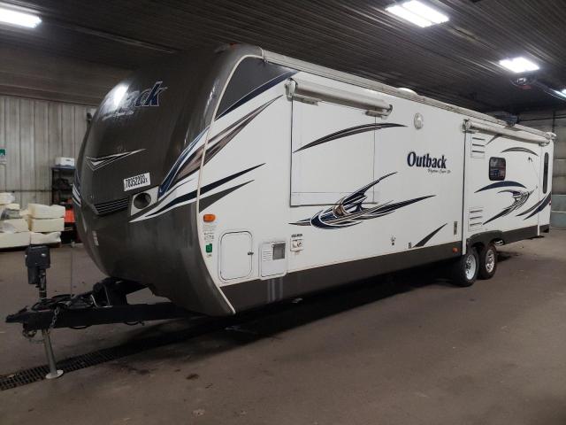 4YDT31624DB453161 - 2013 KEYSTONE OUTBACK WHITE photo 2