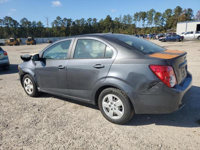 1G1JA5SH6D4144144 - 2013 CHEVROLET SONIC LS GRAY photo 2