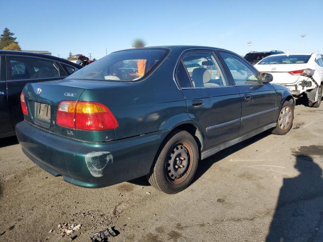 2HGEJ667XXH570699 - 1999 HONDA CIVIC LX GREEN photo 3