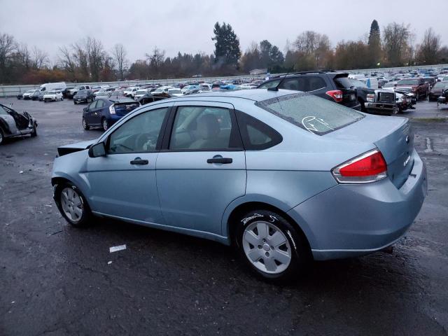 1FAHP34N48W148799 - 2008 FORD FOCUS S/SE BLUE photo 2