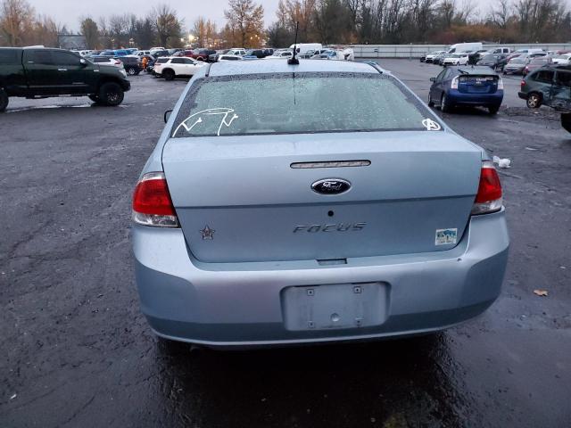 1FAHP34N48W148799 - 2008 FORD FOCUS S/SE BLUE photo 6