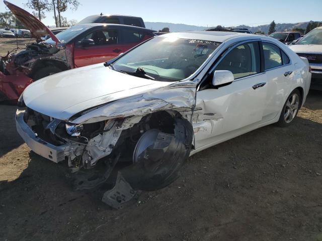 JH4CU2F63EC001480 - 2014 ACURA TSX TECH WHITE photo 1