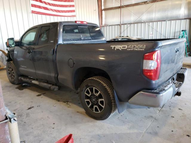5TFUW5F12GX547317 - 2016 TOYOTA TUNDRA DOUBLE CAB SR/SR5 GRAY photo 2