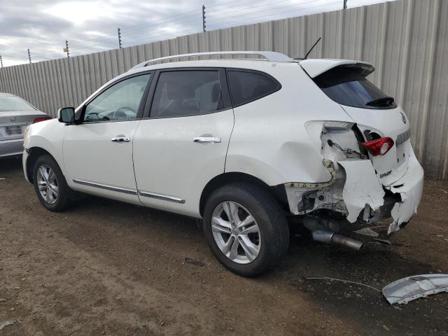 JN8AS5MV5DW100345 - 2013 NISSAN ROGUE S WHITE photo 2