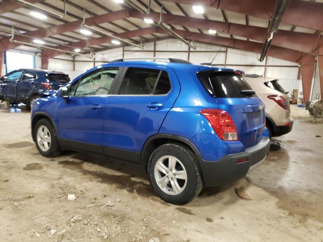 KL7CJLSB3GB759585 - 2016 CHEVROLET TRAX 1LT BLUE photo 2