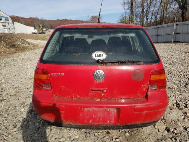 9BWGK61J834003167 - 2003 VOLKSWAGEN GOLF GLS RED photo 6