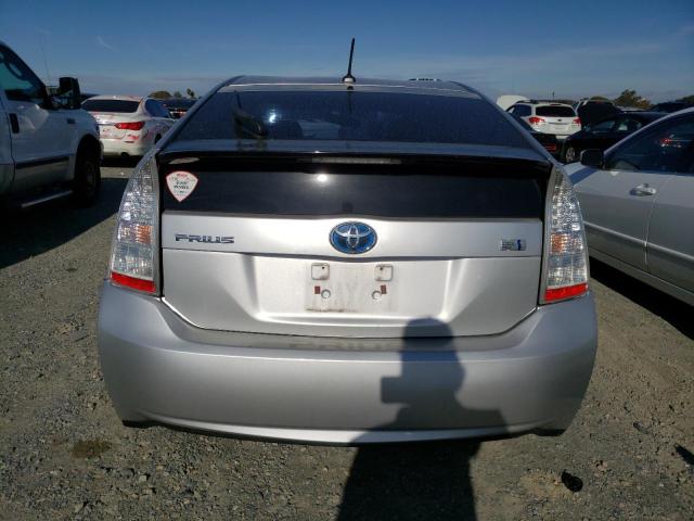 JTDKN3DU3A0021919 - 2010 TOYOTA PRIUS SILVER photo 6