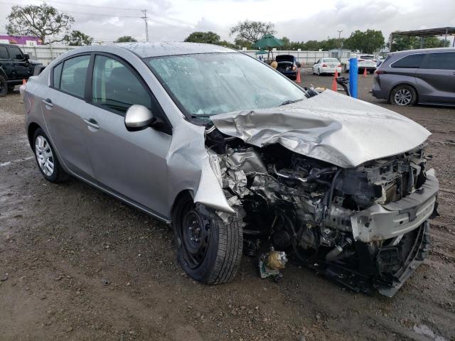 JM1BL1TG0D1775221 - 2013 MAZDA 3 I SILVER photo 4