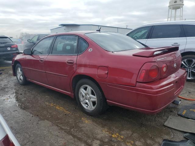 2G1WH55K759394225 - 2005 CHEVROLET IMPALA LS BURGUNDY photo 2