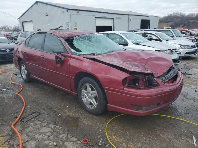 2G1WH55K759394225 - 2005 CHEVROLET IMPALA LS BURGUNDY photo 4