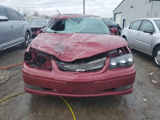 2G1WH55K759394225 - 2005 CHEVROLET IMPALA LS BURGUNDY photo 5