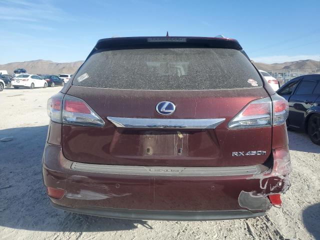 JTJBC1BAXD2451777 - 2013 LEXUS RX 450 BURGUNDY photo 6