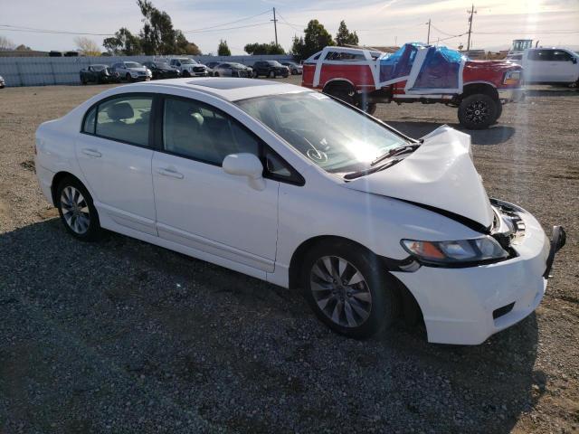 2HGFA1F89BH543776 - 2011 HONDA CIVIC EX WHITE photo 4