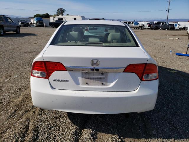 2HGFA1F89BH543776 - 2011 HONDA CIVIC EX WHITE photo 6