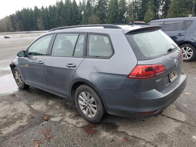 3VWA17AU8FM511566 - 2015 VOLKSWAGEN GOLF SPORT S GRAY photo 2