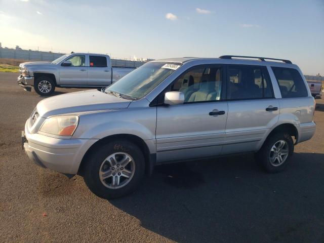 2HKYF18445H524843 - 2005 HONDA PILOT EX SILVER photo 1