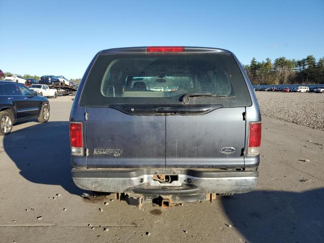 1FMNU41S72EA14478 - 2002 FORD EXCURSION XLT BLUE photo 6