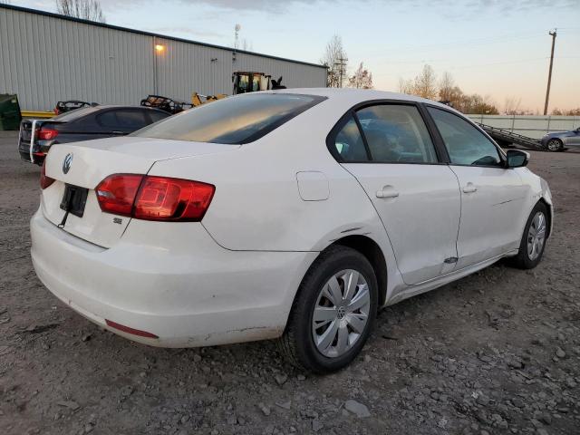 3VWD17AJ5EM364818 - 2014 VOLKSWAGEN JETTA SE WHITE photo 3