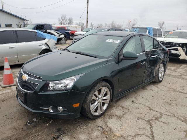 1G1PG5SB2E7409145 - 2014 CHEVROLET CRUZE LTZ GREEN photo 1