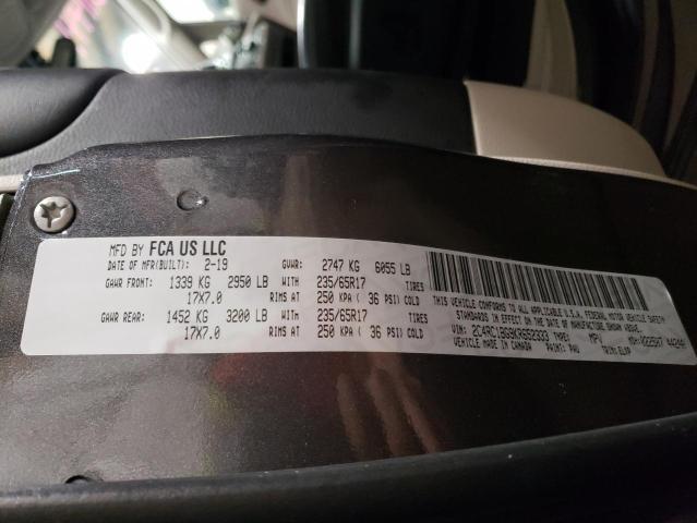 2C4RC1BG9KR652333 - 2019 CHRYSLER PACIFICA TOURING L Boz foto 13