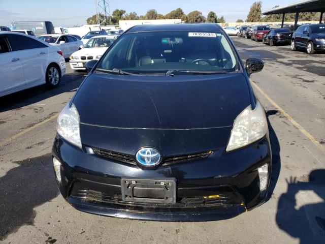 JTDKN3DU5E0356721 - 2014 TOYOTA PRIUS BLACK photo 5