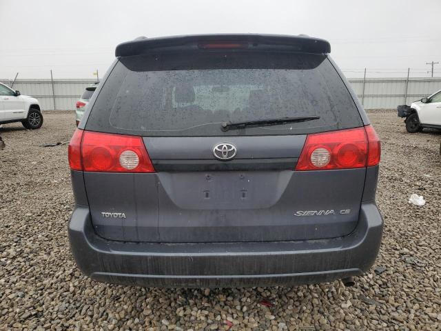 5TDZK23C87S089911 - 2007 TOYOTA SIENNA CE BLUE photo 6