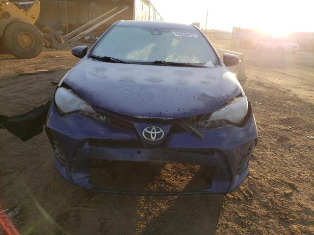 5YFBURHE9KP862630 - 2019 TOYOTA COROLLA L BLUE photo 5