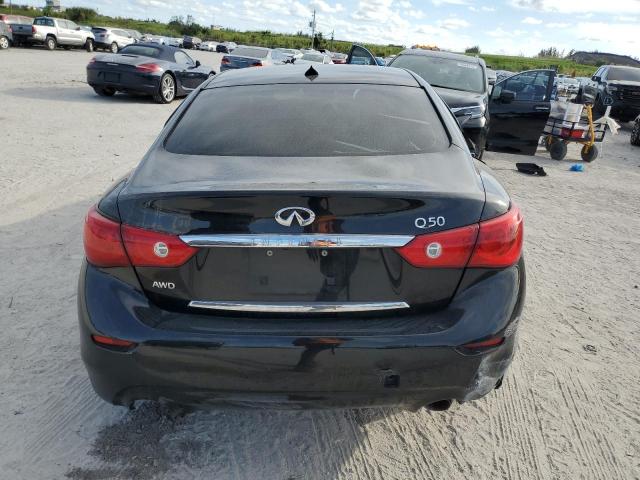 JN1BV7AR5EM682151 - 2014 INFINITI Q50 BASE BLACK photo 6