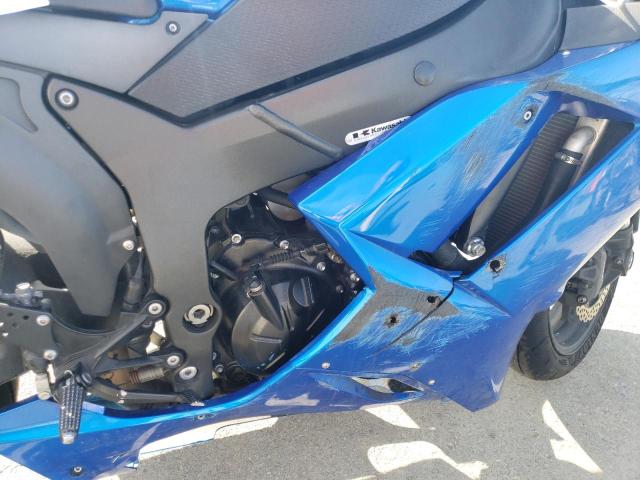 JKAZX4P148A041658 - 2008 KAWASAKI ZX600 P BLUE photo 7