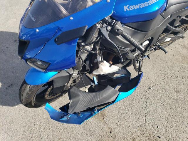 JKAZX4P148A041658 - 2008 KAWASAKI ZX600 P BLUE photo 9