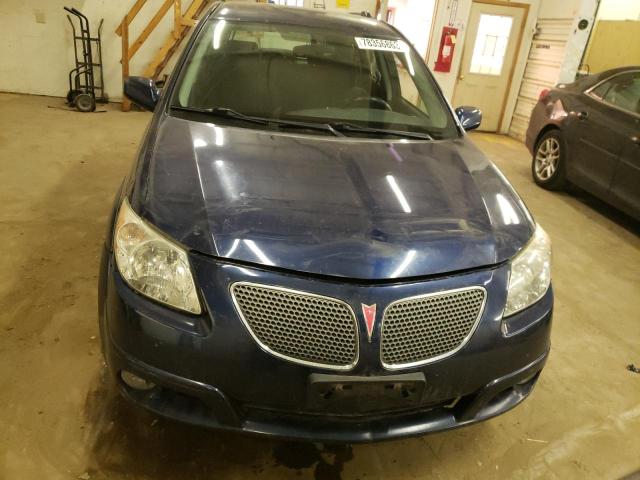 5Y2SL65817Z409857 - 2007 PONTIAC VIBE BLUE photo 5