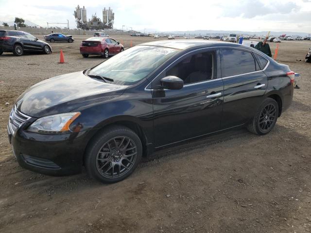 3N1AB7AP6EY328249 - 2014 NISSAN SENTRA S BLACK photo 1