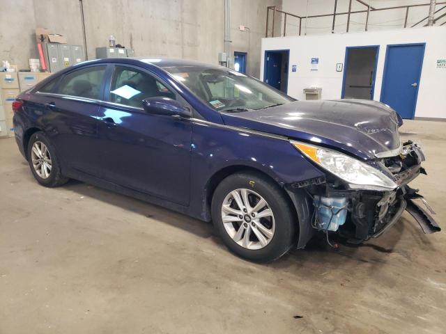 5NPEB4AC4DH775703 - 2013 HYUNDAI SONATA GLS BLUE photo 4