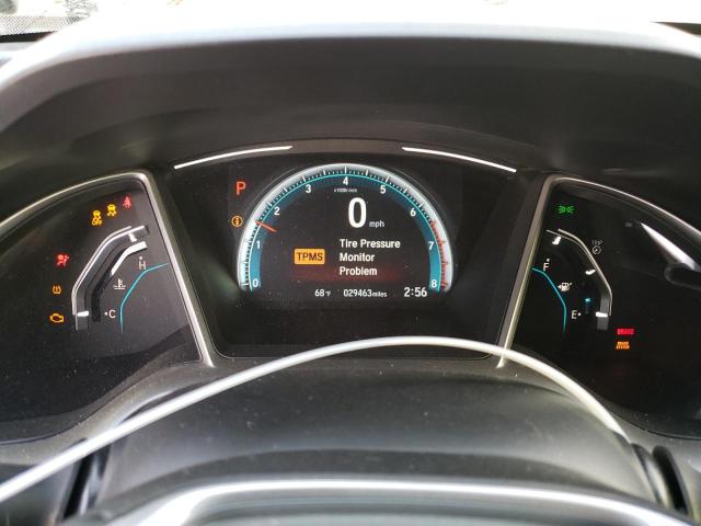 JHMFC1F79JX018564 - 2018 HONDA CIVIC EXL Արծաթագույն լուսանկար 9