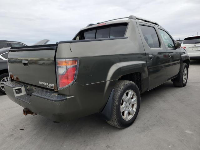 2HJYK16516H503607 - 2006 HONDA RIDGELINE RTL GREEN photo 3