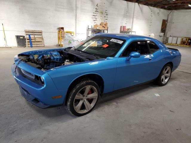 2B3CJ7DW7AH146590 - 2010 DODGE CHALLENGER SRT-8 BLUE photo 1